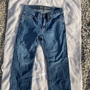 Cody James Men's Straight-Leg Dark Blue Jeans